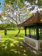 gazebo in the green park