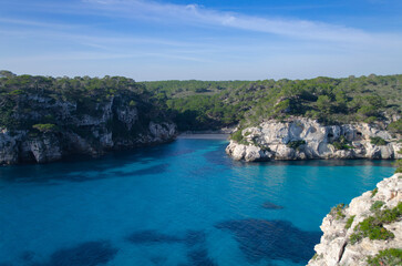 Fototapeta premium Macarelleta playa virgen de Menorca 