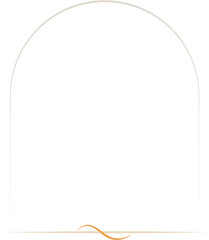 Fancy Frame Arch Decorative Element