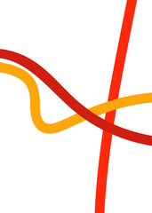 Red Gold Lines Grid Background 