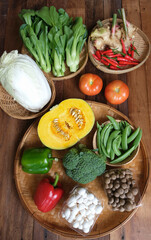 Fresh farm produce. Market Vegetables. Common greens available all year round and found in most household. Most working couples would stock their fridge with a week's requirements