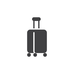 Obraz premium Luggage, Baggage vector icon