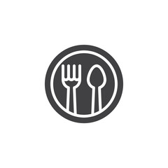 Restaurant service vector icon