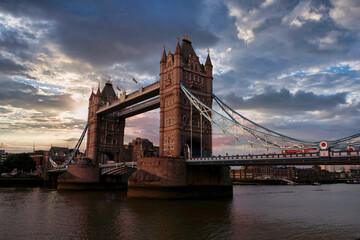 Fototapeta na wymiar London Bridge at sunset