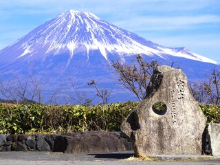 ＜静岡＞富士川SAからみた富士山