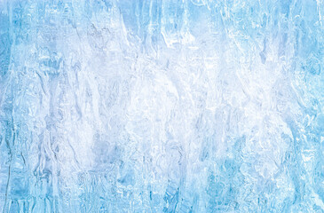 blue blank background. ice texture