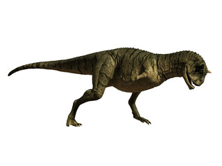dinosaur carnotaurus  3d render
