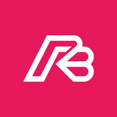 Modern RB monogram logo