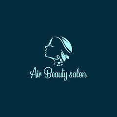 air beauty salon logo, beauty logo, minimalist and business logo design in vector template.