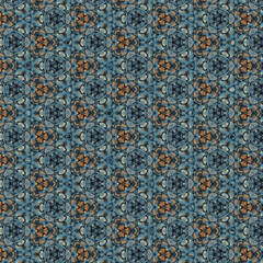 Digital computer graphics seamless pattern. Texture design for fabric, wallpaper, background.