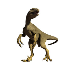 Fototapeta premium dinosaur velociraptor 3d render