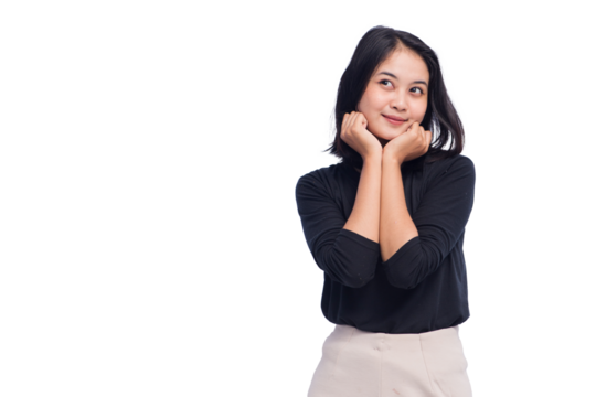 Young Business Woman with Attractive Pose