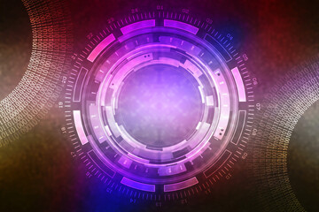 2d illustration Abstract futuristic background
   
    