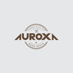 Typographic logo for Food or restaurant 