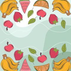 Healthy pattern fresh vegetable farm. Sketch style vector illustration.