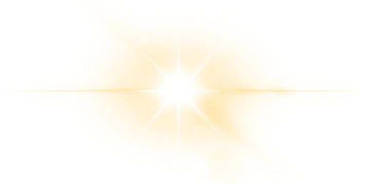 bright sunshine with flare effect