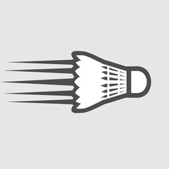 Badminton shuttlecock vector illustration