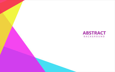 Abstract flat geometric colorful background