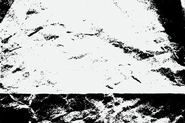 Fototapeta premium Black Old Blank Paper Old Ruined Rough Shabby Grunge Scratched Torn Torn Texture.