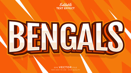 Editable Text Effects for American Football Sports Events Team