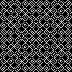Vector pattern in geometric ornamental style. Black and white color.Seamless pattern.
