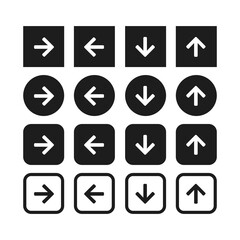arrow icon set