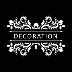 Elegant Floral Ornamental Decoration Vector Set 
