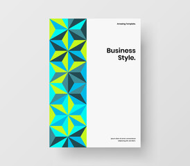 Vivid cover design vector concept. Minimalistic geometric shapes banner illustration.