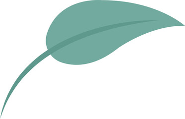 Green leaf vector icon