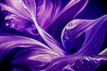 Obraz premium purple liquid, swirl background, Generative AI Art Illustration