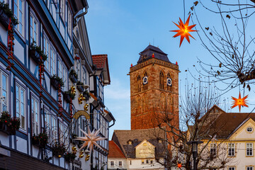 The city of Bad Hersfeld at the Advent 
