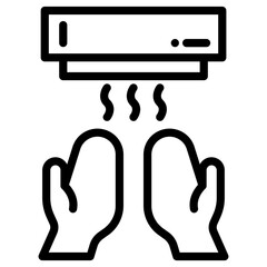 drying hands icon