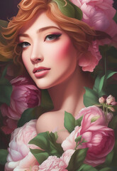 Obraz na płótnie Canvas Flower Princess 