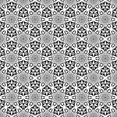 seamless pattern with elements floral flower damask flower stylish antique black pattern repeated fabric textile mobile cover use bed sheet design carpet design vector illustration