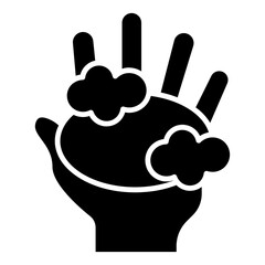 holding soap icon