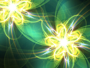 Imaginatory fractal abstract background Image