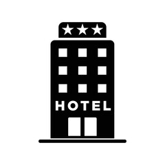 Hotel building icon vector design vector
