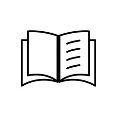 book,icon,line, design ,flat, style,trendy collection,template