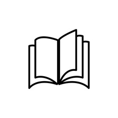 book,icon,line, design ,flat, style,trendy collection,template