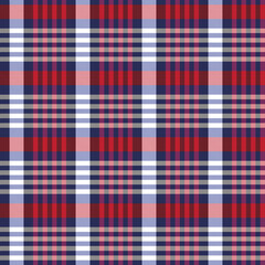 Red Minimal Plaid textured Seamless Pattern