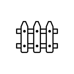 fence,icon, line, design,flat, style,trendy collection,template