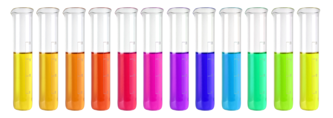 Flask on transparent background