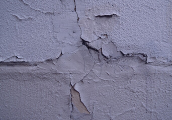 Pattern of cement wall surface covered with a layer of old dried plaster stock photo
