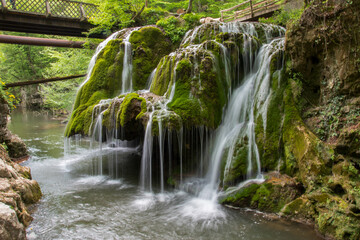 Bigar waterfall from Romania. Now it collapsed and does have this shape anymore