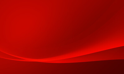 red lines with shine light curve wave with red soft gradient abstract background