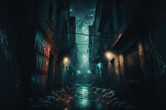 Spooky horror alley