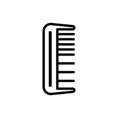 hair comb, icon, line, design,flat, style,trendy collection,template