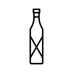 wine bottles, icon, line, design,flat, style,trendy collection,template