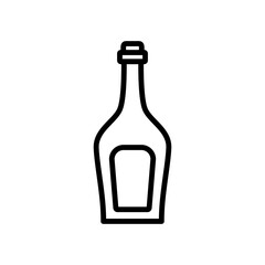 wine bottles, icon, line, design,flat, style,trendy collection,template