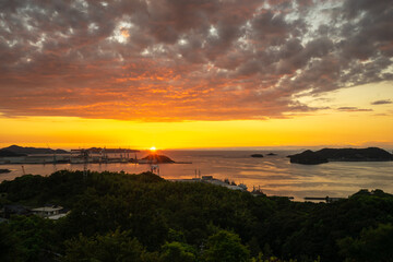 長崎の夕陽